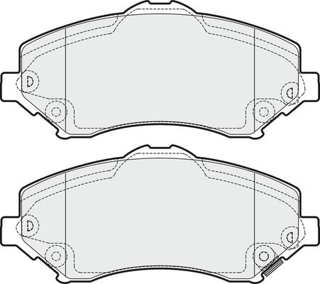 KRAFT AUTOMOTIVE 6008752 - Brake Pad Set, disc brake www.parts5.com