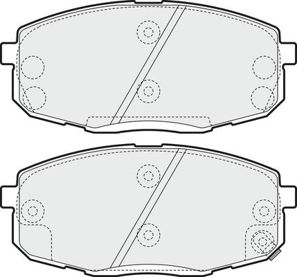 JPN 10H0325-JPN - Komplet zavornih oblog, ploscne (kolutne) zavore www.parts5.com