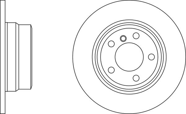 Febi Bilstein 21178 - Тормозной диск www.parts5.com