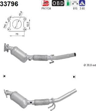 AS 33796 - Katalizatör www.parts5.com