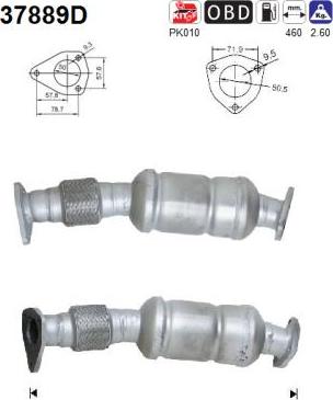 AS 37889D - Katalyzátor www.parts5.com