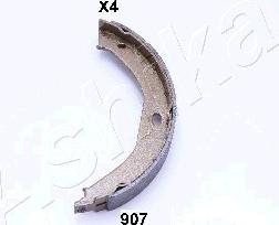 Ashika 55-09-907 - Brake Shoe Set, parking brake parts5.com