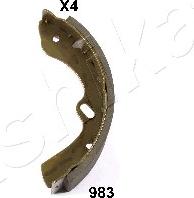 Ashika 55-09-983 - Brake Shoe Set www.parts5.com