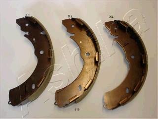 Ashika 55-05-510 - Brake Shoe Set www.parts5.com