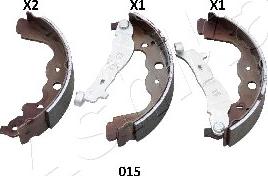 Ashika 55-00-015 - Brake Shoe Set parts5.com