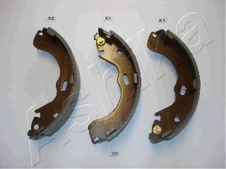 Ashika 55-03-309 - Brake Shoe Set parts5.com