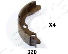 Ashika 55-03-320 - Brake Shoe Set, parking brake www.parts5.com