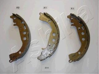 Ashika 55-02-204 - Brake Shoe Set www.parts5.com