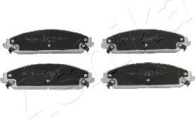 Ashika 50-09-911 - Brake Pad Set, disc brake www.parts5.com