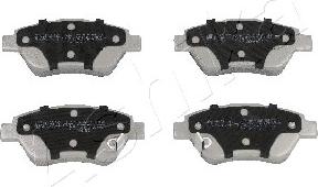 Ashika 50-00-0400 - Brake Pad Set, disc brake www.parts5.com