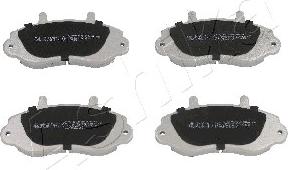 Ashika 50-00-0408 - Brake Pad Set, disc brake www.parts5.com