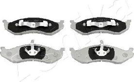 Ashika 50-00-057 - Brake Pad Set, disc brake parts5.com