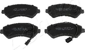 Ashika 50-00-0649 - Brake Pad Set, disc brake www.parts5.com