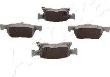 Ashika 50-00-0091 - Brake Pad Set, disc brake www.parts5.com