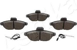 Ashika 50-00-0063 - Brake Pad Set, disc brake www.parts5.com