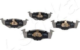 Ashika 50-00-0086 - Brake Pad Set, disc brake www.parts5.com