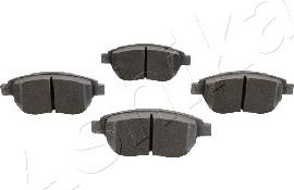 Ashika 50-00-0080 - Brake Pad Set, disc brake www.parts5.com