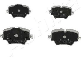 Ashika 50-00-0107 - Brake Pad Set, disc brake www.parts5.com