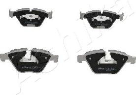 Ashika 50-00-0114 - Brake Pad Set, disc brake parts5.com