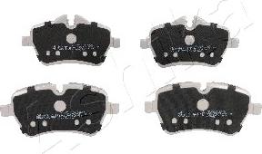 Ashika 50-00-0136 - Brake Pad Set, disc brake www.parts5.com