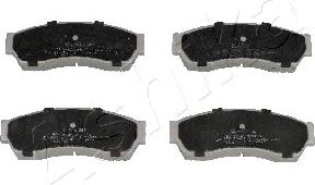 Ashika 50-00-080 - Brake Pad Set, disc brake www.parts5.com