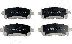 Ashika 50-07-796 - Brake Pad Set, disc brake www.parts5.com