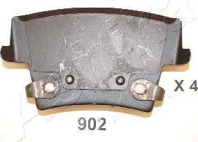 Ashika 51-09-902 - Brake Pad Set, disc brake www.parts5.com