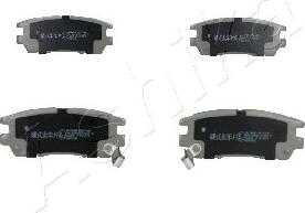 Ashika 51-05-599 - Brake Pad Set, disc brake www.parts5.com