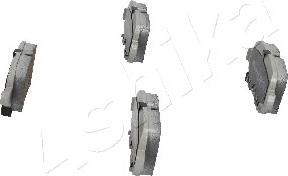 Ashika 51-00-0400 - Brake Pad Set, disc brake www.parts5.com