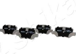 Ashika 51-00-00014 - Brake Pad Set, disc brake www.parts5.com