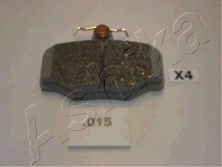 Ashika 51-00-015 - Brake Pad Set, disc brake www.parts5.com