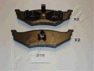 Ashika 51-00-016 - Set placute frana,frana disc www.parts5.com