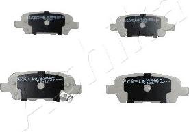 Ashika 51-01-154 - Brake Pad Set, disc brake www.parts5.com