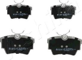 Ashika 51-01-109 - Brake Pad Set, disc brake www.parts5.com