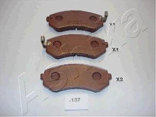 Ashika 51-01-137 - Brake Pad Set, disc brake parts5.com