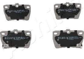 Ashika 51-02-256 - Brake Pad Set, disc brake www.parts5.com