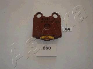 Ashika 51-02-260 - Brake Pad Set, disc brake www.parts5.com