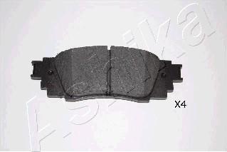 Ashika 51-02-234 - Brake Pad Set, disc brake www.parts5.com