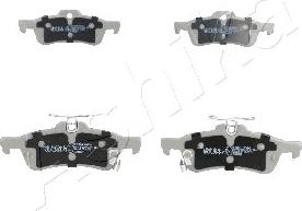 Ashika 51-02-225 - Brake Pad Set, disc brake www.parts5.com