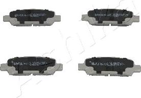 Ashika 51-07-702 - Brake Pad Set, disc brake www.parts5.com