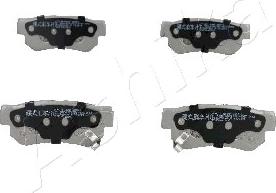 Ashika 51-0H-H04 - Brake Pad Set, disc brake www.parts5.com