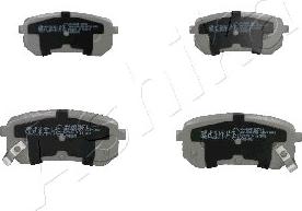 Ashika 51-0K-004 - Brake Pad Set, disc brake www.parts5.com