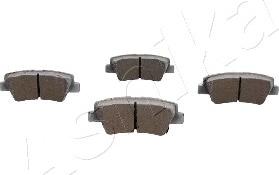 Ashika 51-0K-K06 - Brake Pad Set, disc brake www.parts5.com