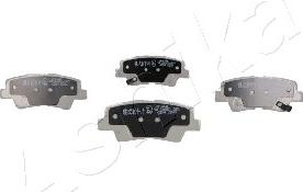 Ashika 51-0K-K06 - Brake Pad Set, disc brake www.parts5.com