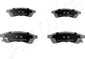 Ashika 51-0W-W03 - Brake Pad Set, disc brake www.parts5.com