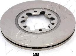 Ashika 60-03-355 - Brake Disc www.parts5.com