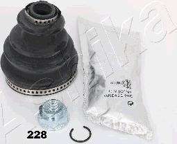 Ashika 63-02-228 - Bellow, drive shaft www.parts5.com