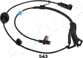 Ashika 151-05-543 - Sensor, wheel speed www.parts5.com