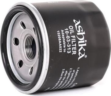 Ashika 10-03-313 - Oil Filter parts5.com