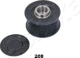 Ashika 130-02-208 - Pulley, alternator, freewheel clutch www.parts5.com